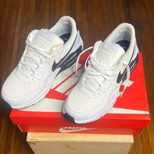 Nike Air Max White and Black Sneakers